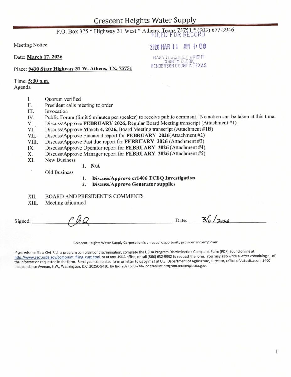agenda 3-17-2026 